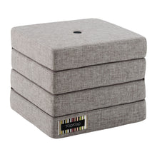 By KlipKlap KK 4-fach Faltmatratze Multi Grau mit Grau