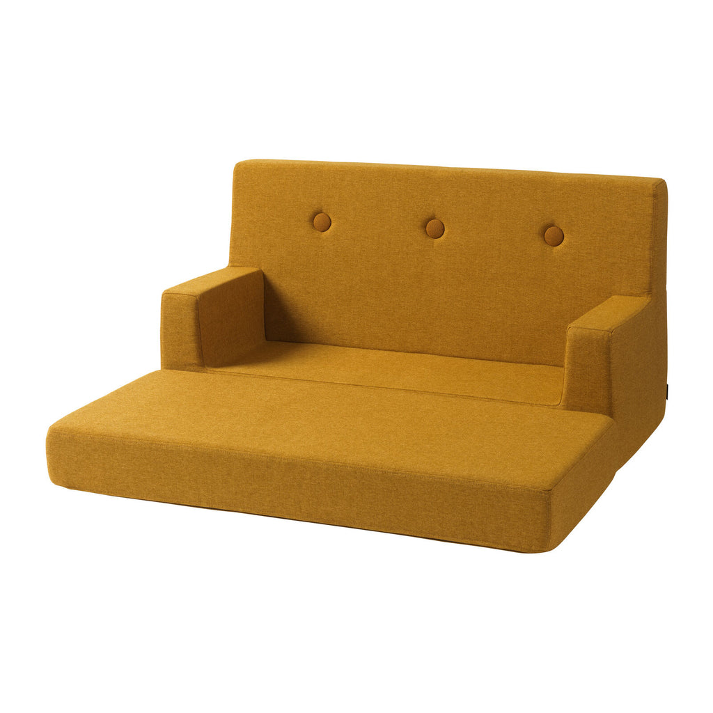 By KlipKlap KK Kids Sofa Mustard w. Mustard