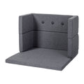 By KlipKlap Leg Fold Kvadrat Blå Grå m. Grå
