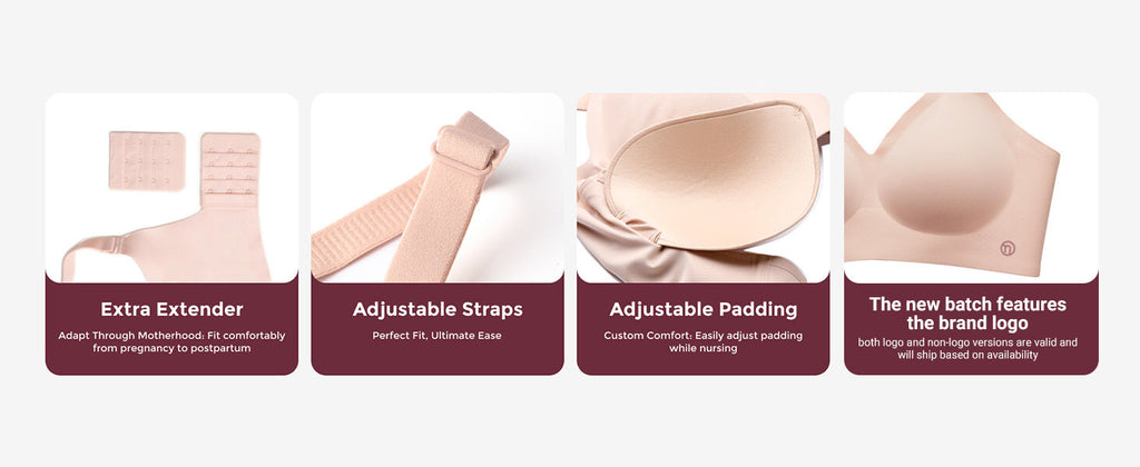 Momcozy YN21 M Hands-Free Pumping Bra Natural