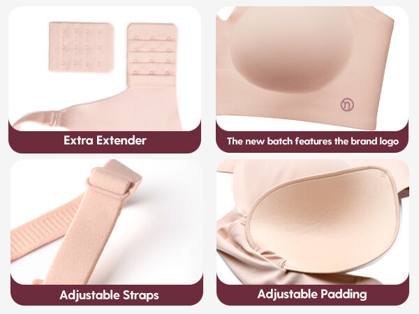 Momcozy YN21 L Hands-Free Pumping Bra Natural