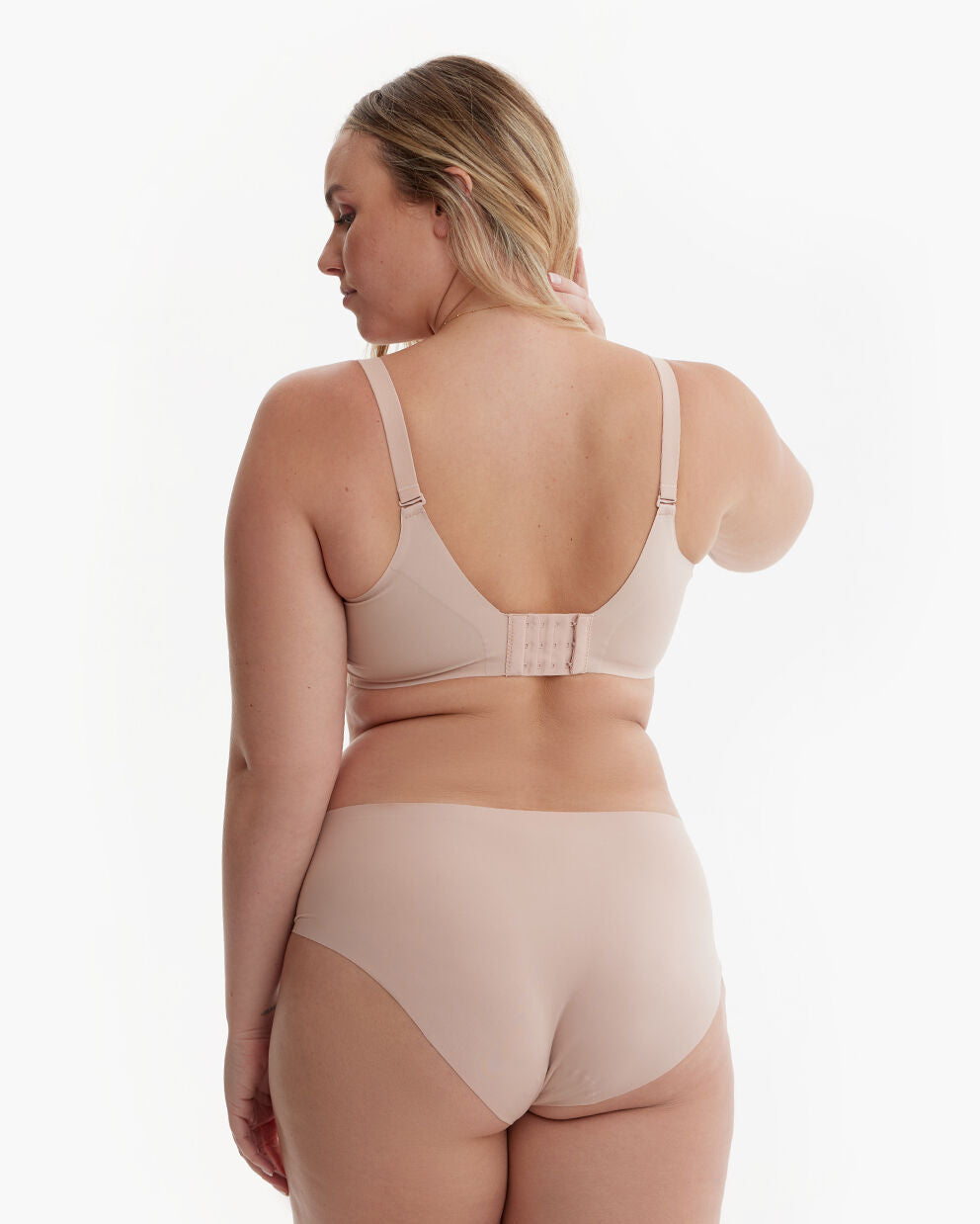 Momcozy YN21 XL Hands-Free Pumping Bra Natural