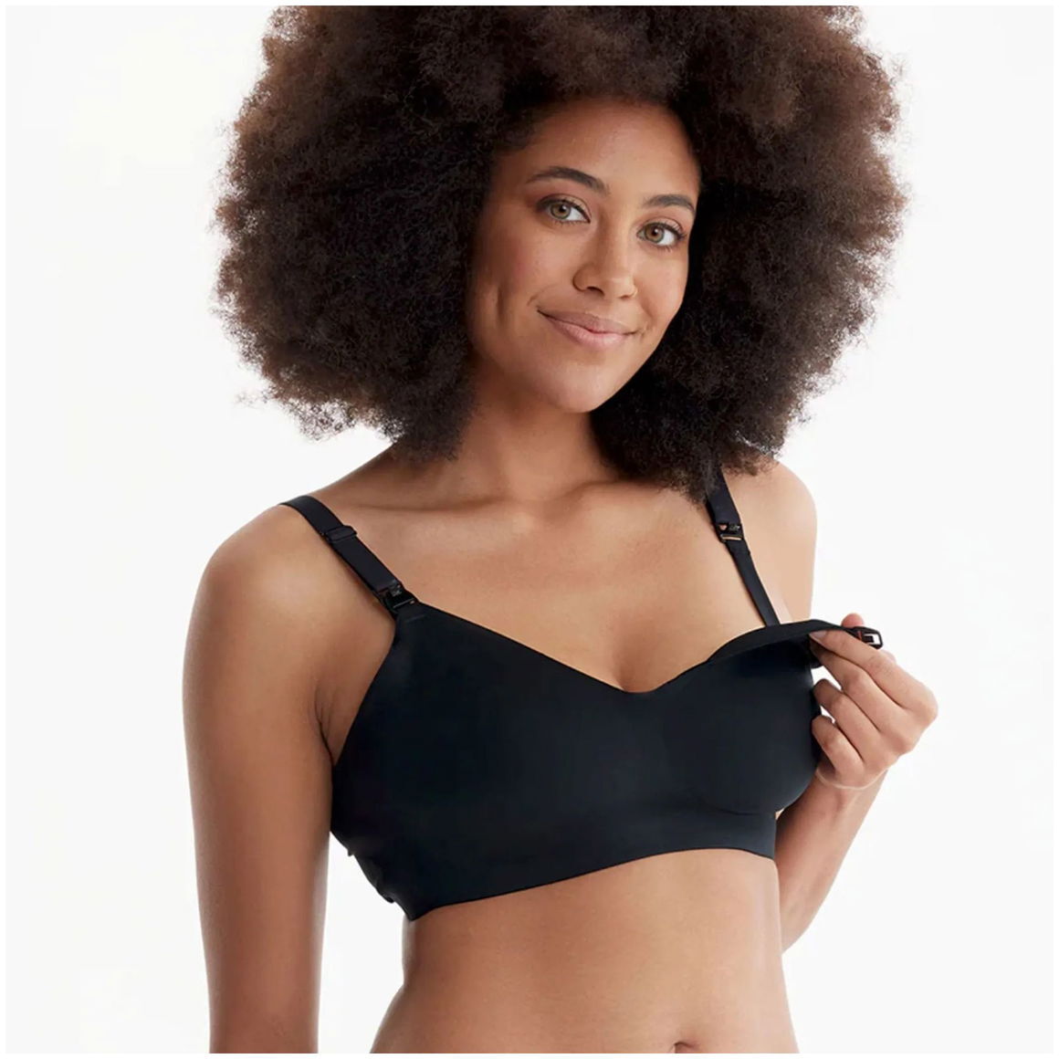 Momcozy YN21 L Hands-Free Pumping Bra Black