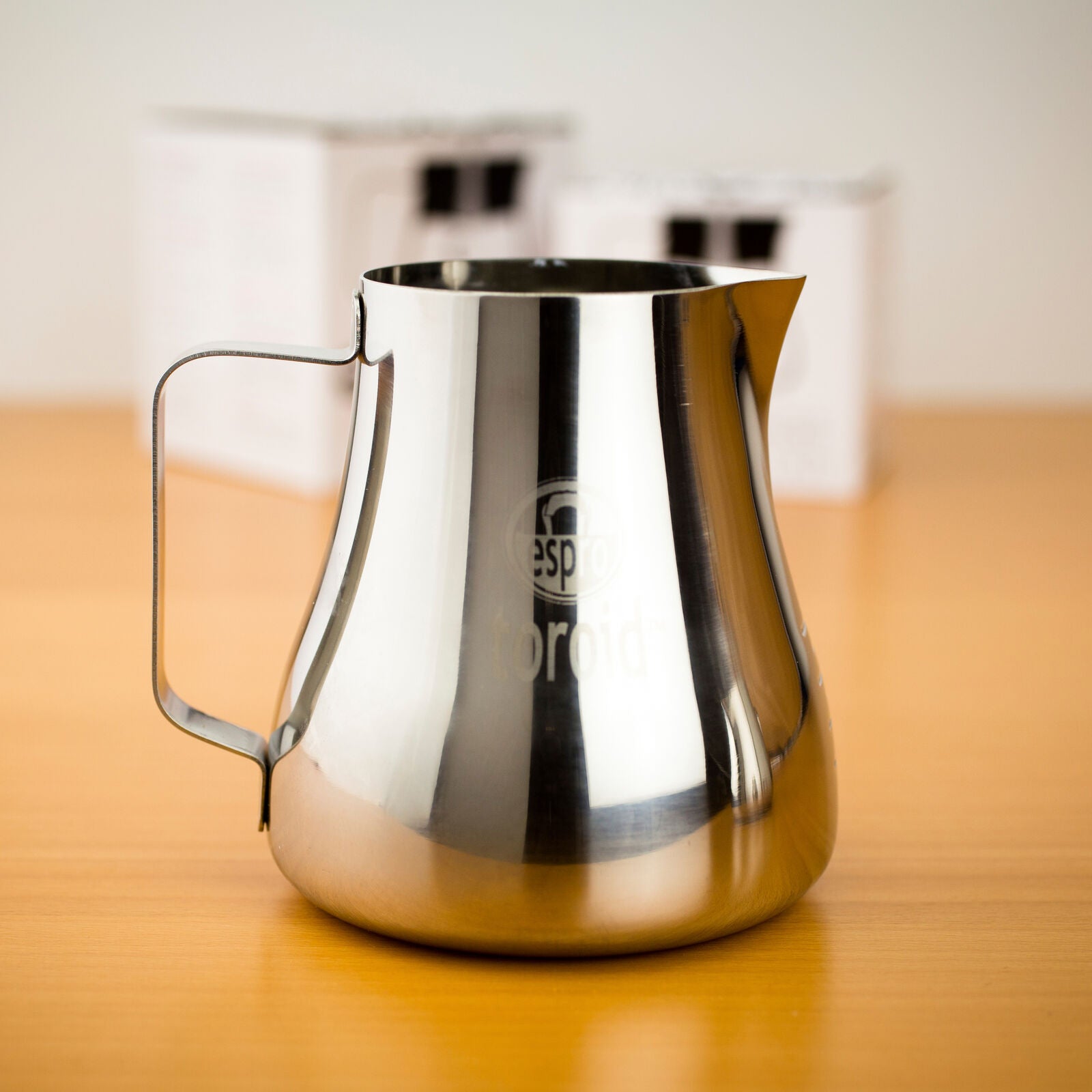 Espro Toroid Milk Jug 2012 French press coffee maker Brushed Steel