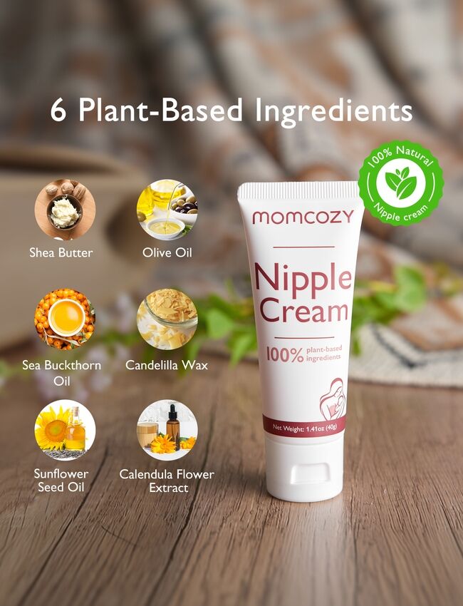 Momcozy 100% Natural Vegan Lanolin-free Nipple Butter