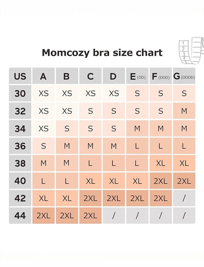 Momcozy YN08 XL Hands-Free Pumping Bra Grey