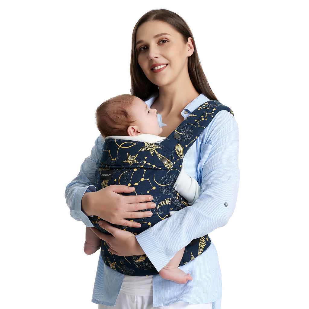 Momcozy PureHug Cotton Soft Structured Carrier Starry Night