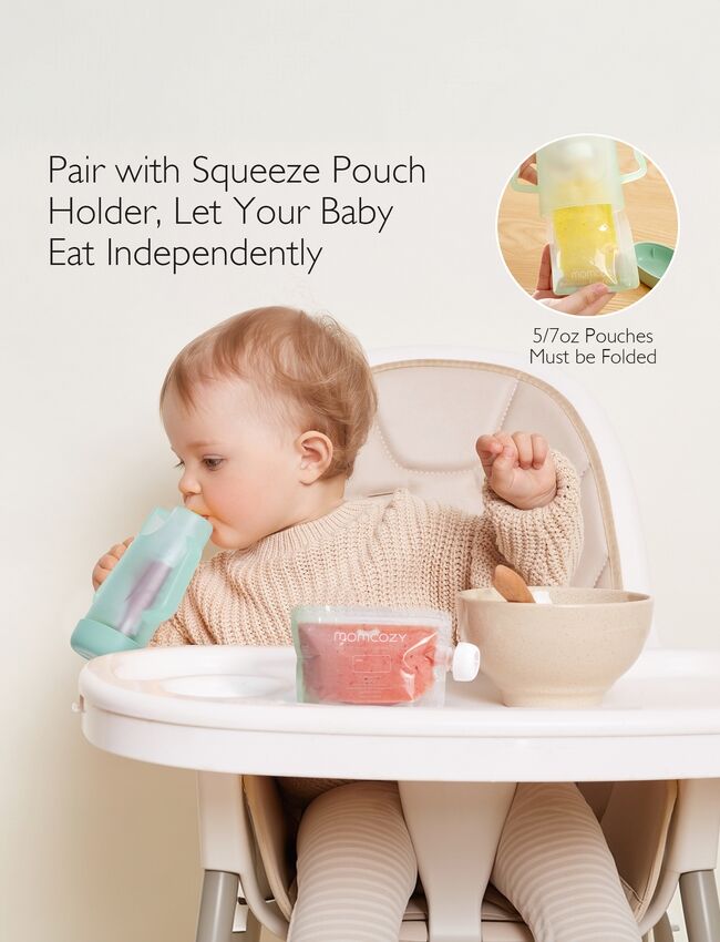 Momcozy 200ML 10PCS Pouches Baby Food Maker