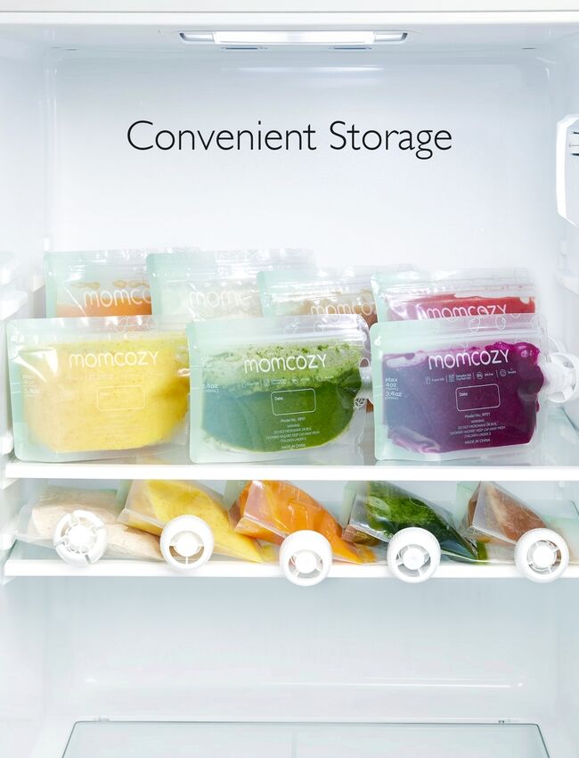 Momcozy 200ML 10PCS Pouches Baby Food Maker