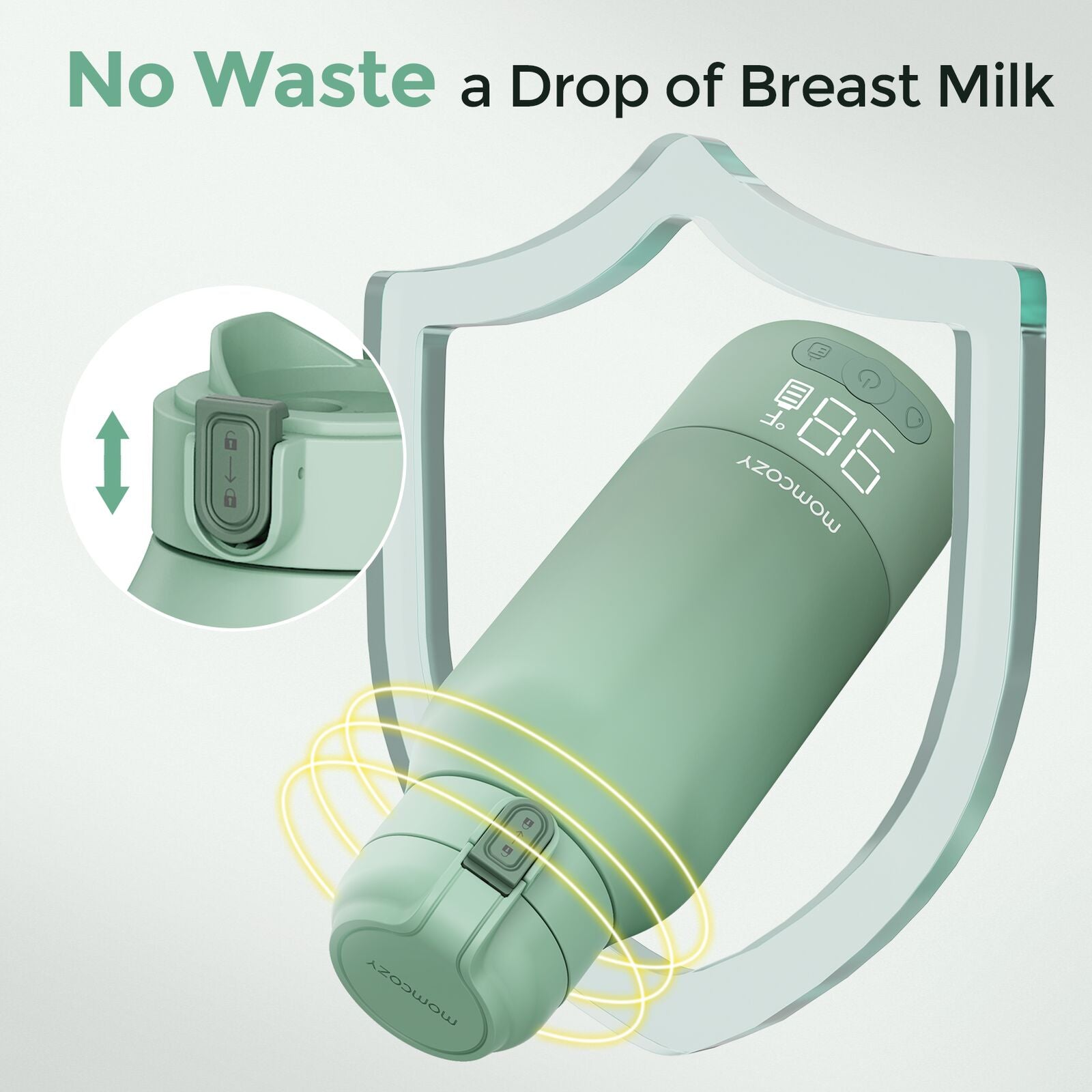 Momcozy Portable Breast Milk & Water Warmer for Travel Bottle Warmer