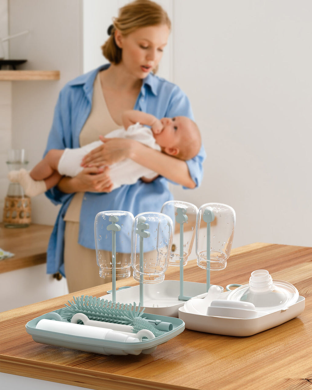 Momcozy 7 in 1 Baby Set Green