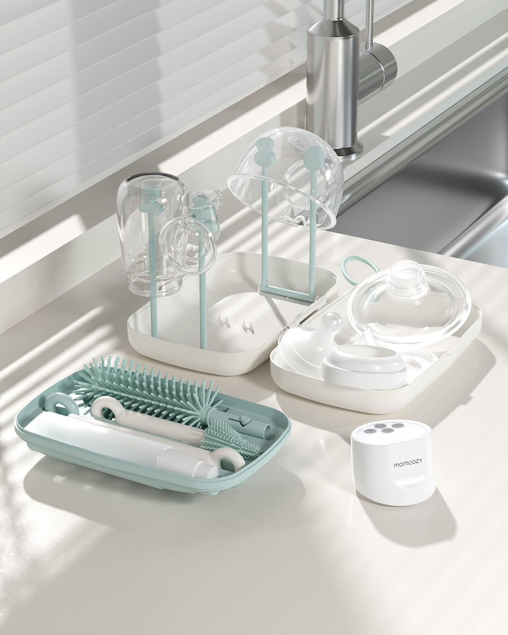 Momcozy 7 in 1 Baby Set Green
