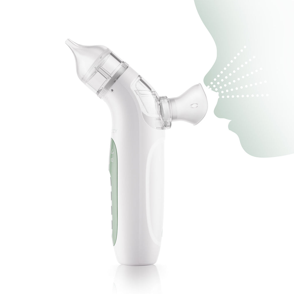 Momcozy BreezyClearT 2-in-1 Spray & Suction Electric Nasal Aspirator