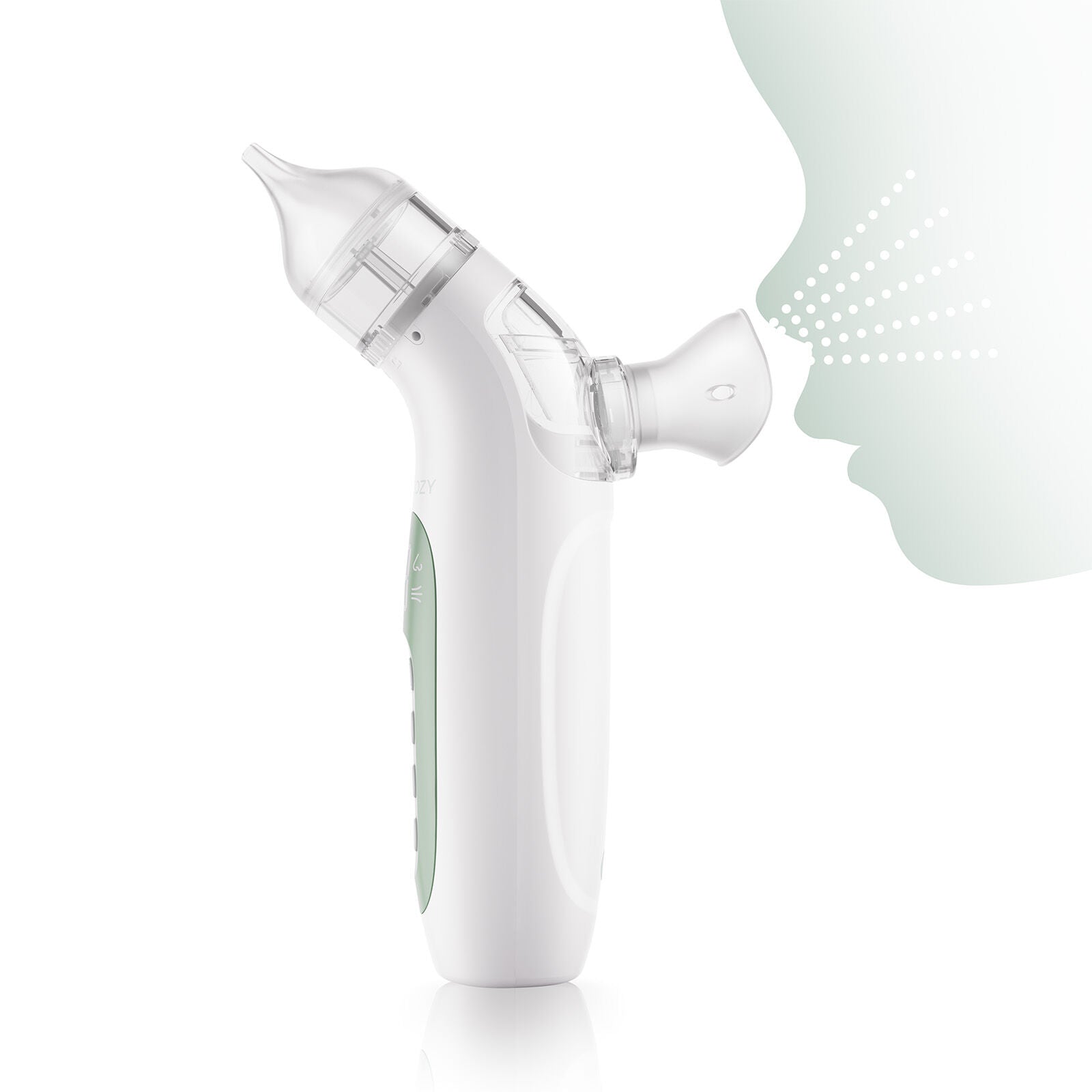 Momcozy BreezyClearT 2-in-1 Spray & Suction Electric Nasal Aspirator