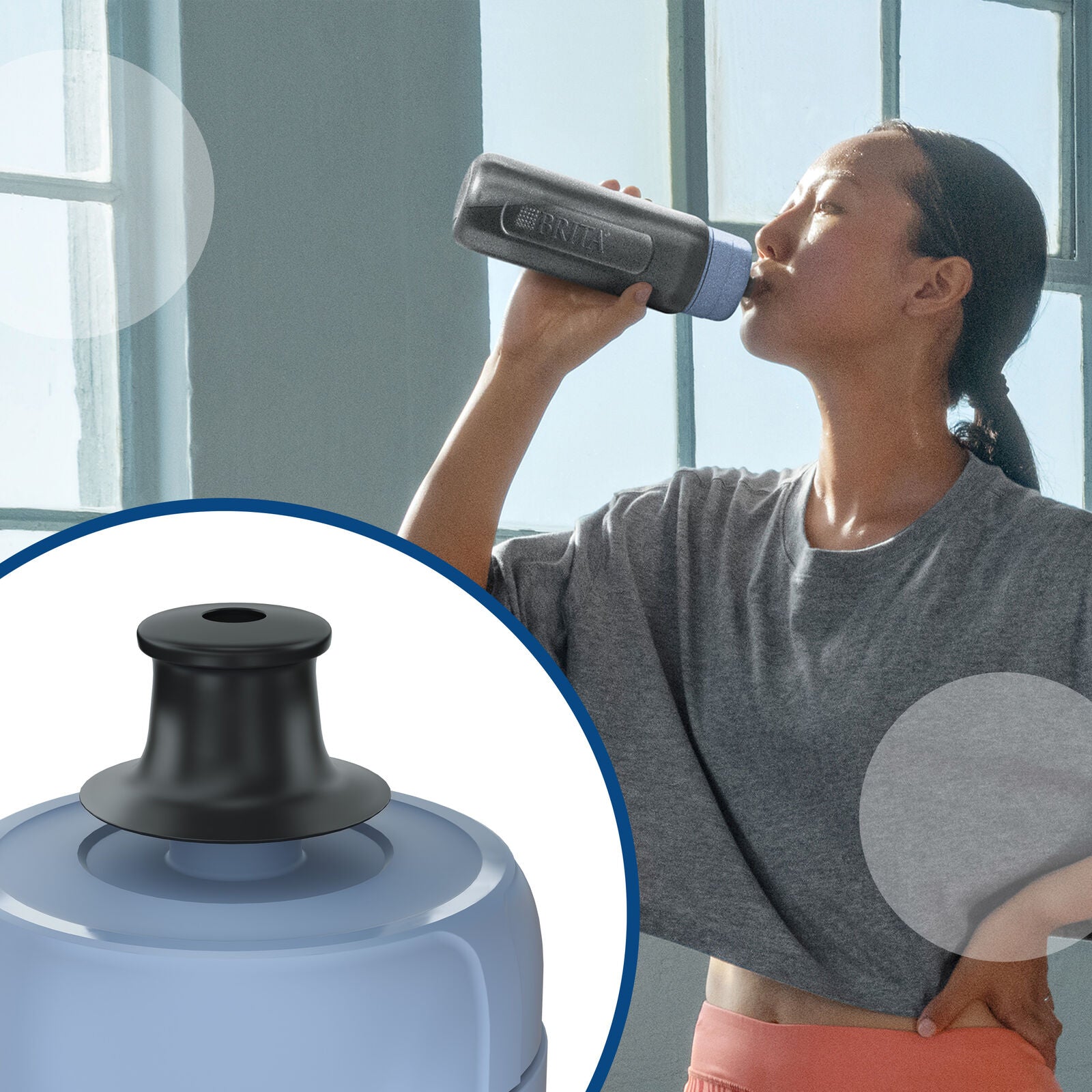 Brita Active Water bottle Light blue