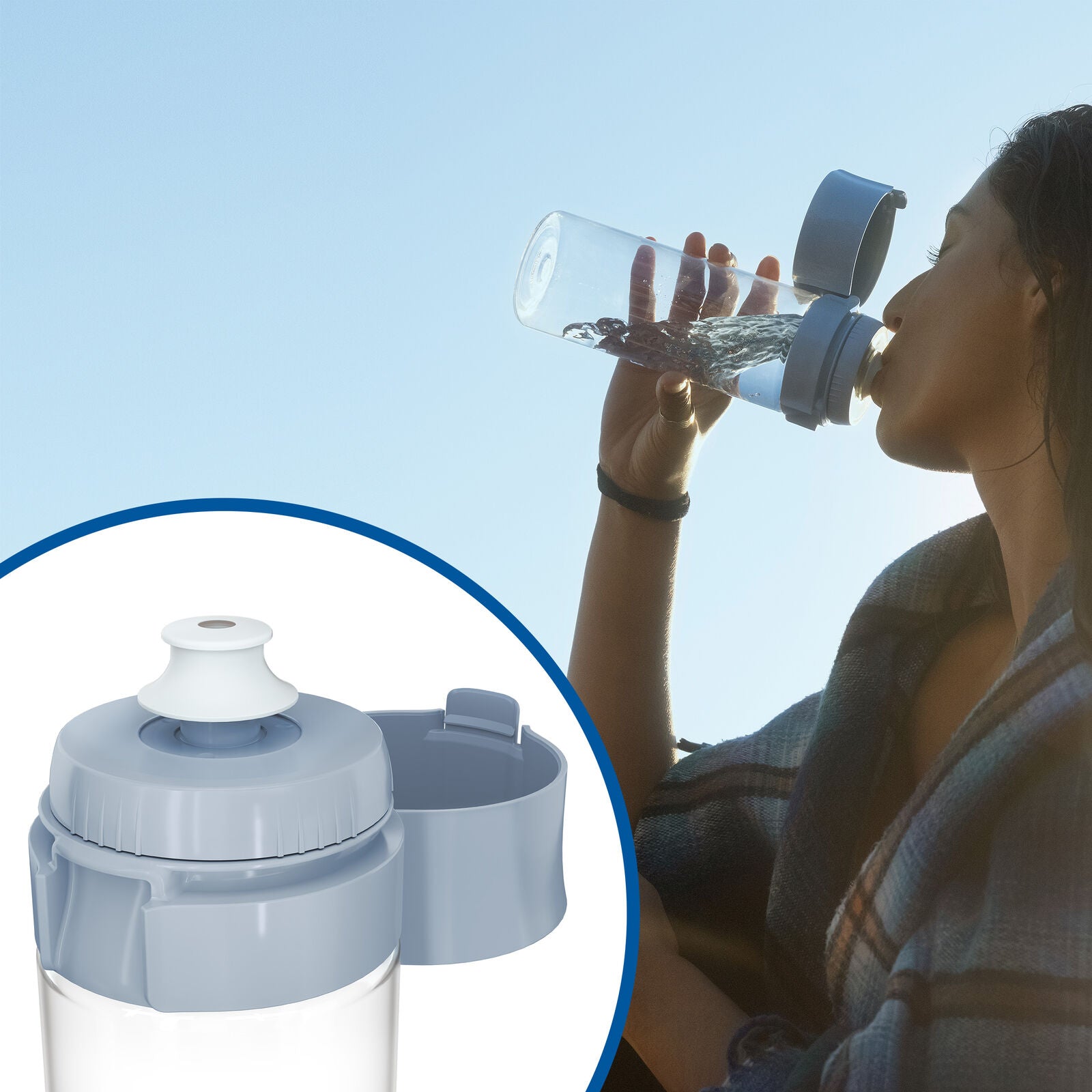 Brita Vital Water bottle Light blue