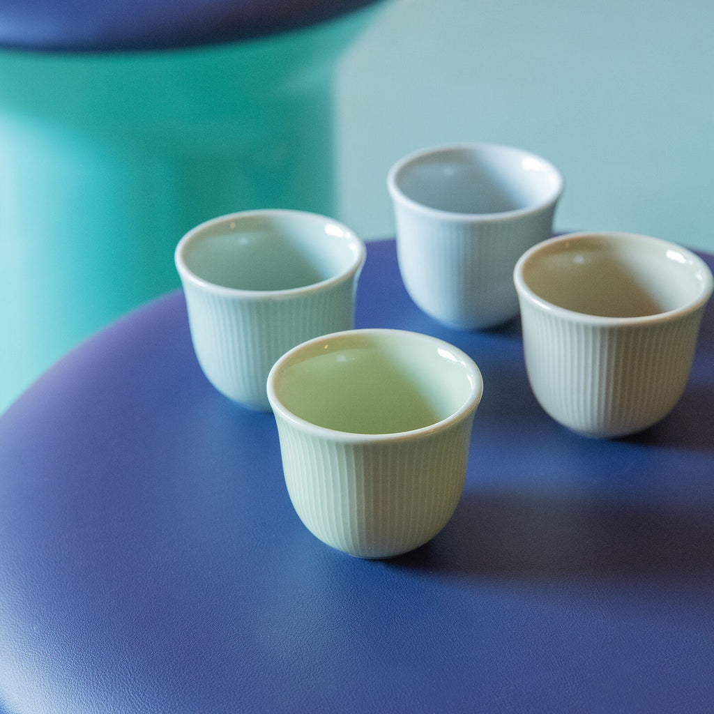 Loveramics 80ml Embossed Cup Celadon Blue