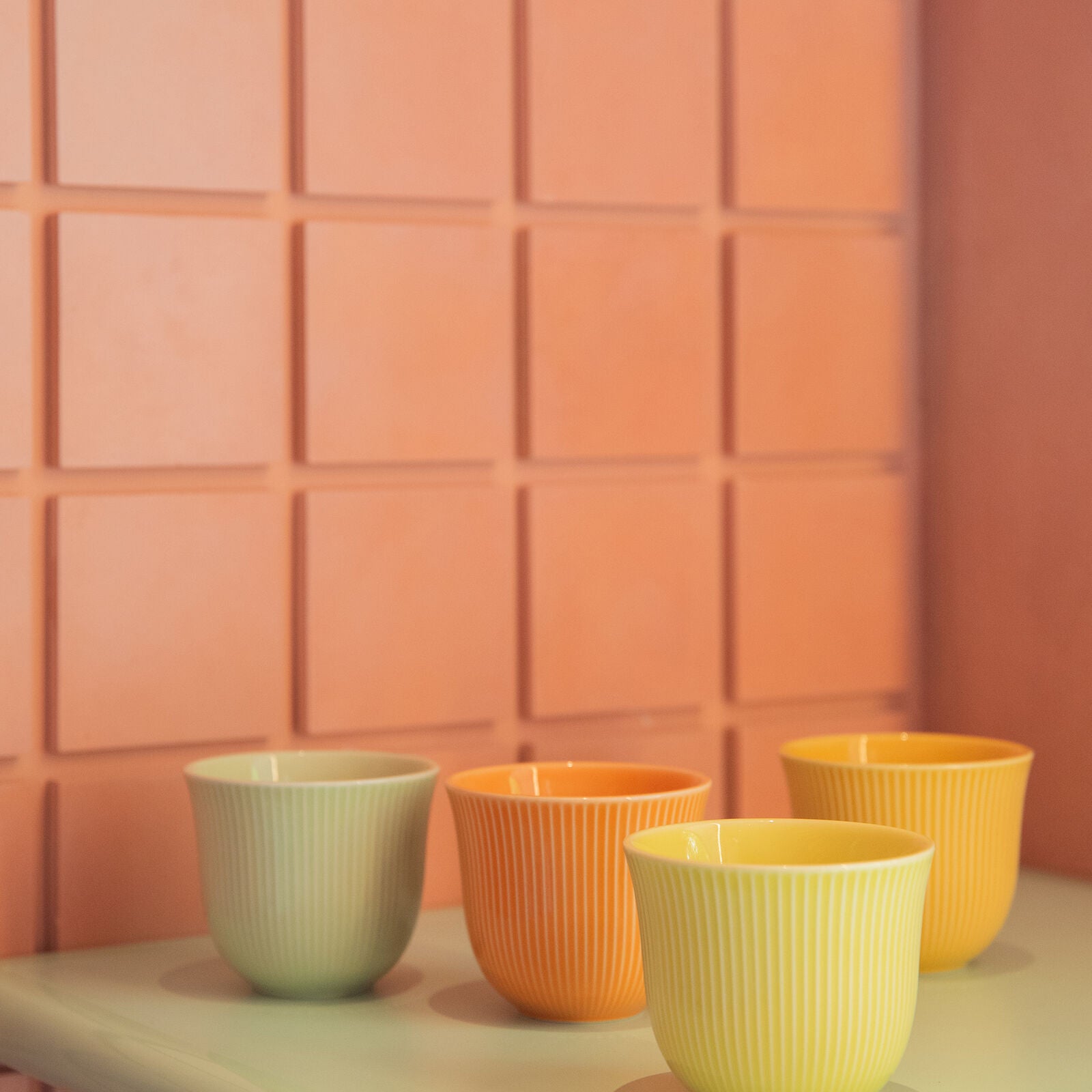Loveramics 250ml Embossed Cup Sand