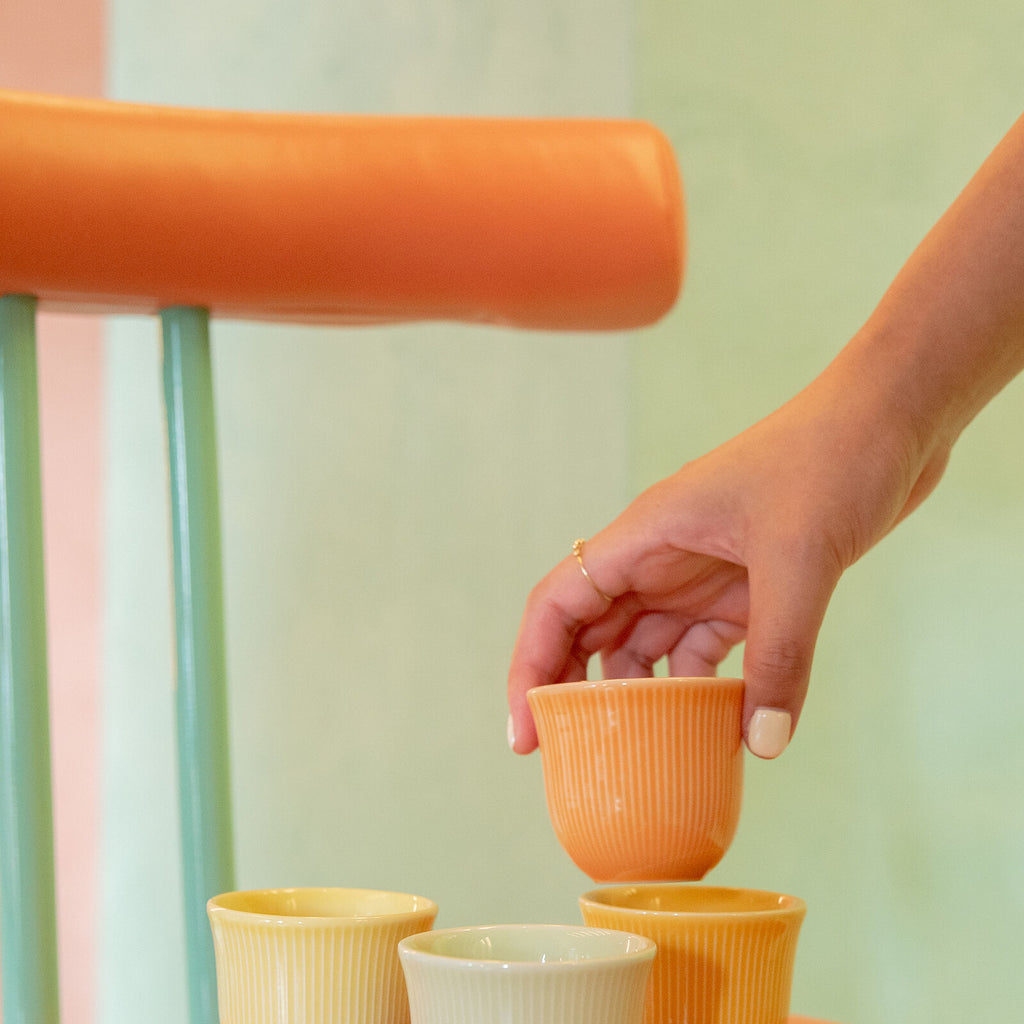 Loveramics 80ml Embossed Cup Sand