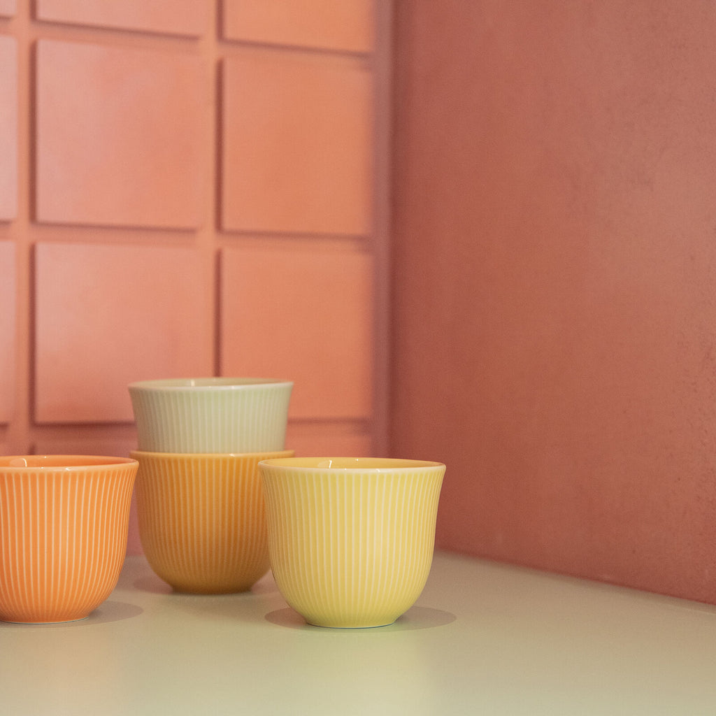 Loveramics 150ml Embossed Cup Orange