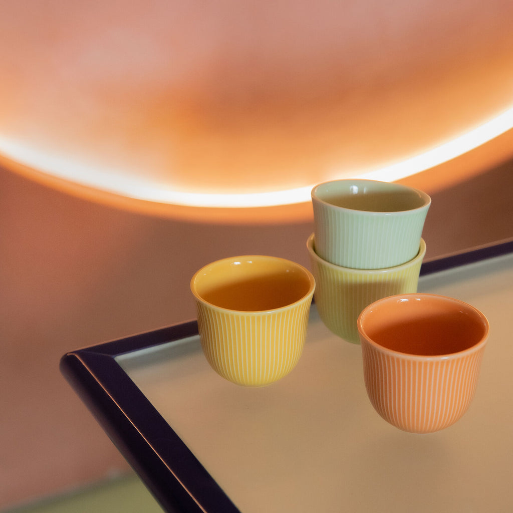 Loveramics 150ml Embossed Cup Orange