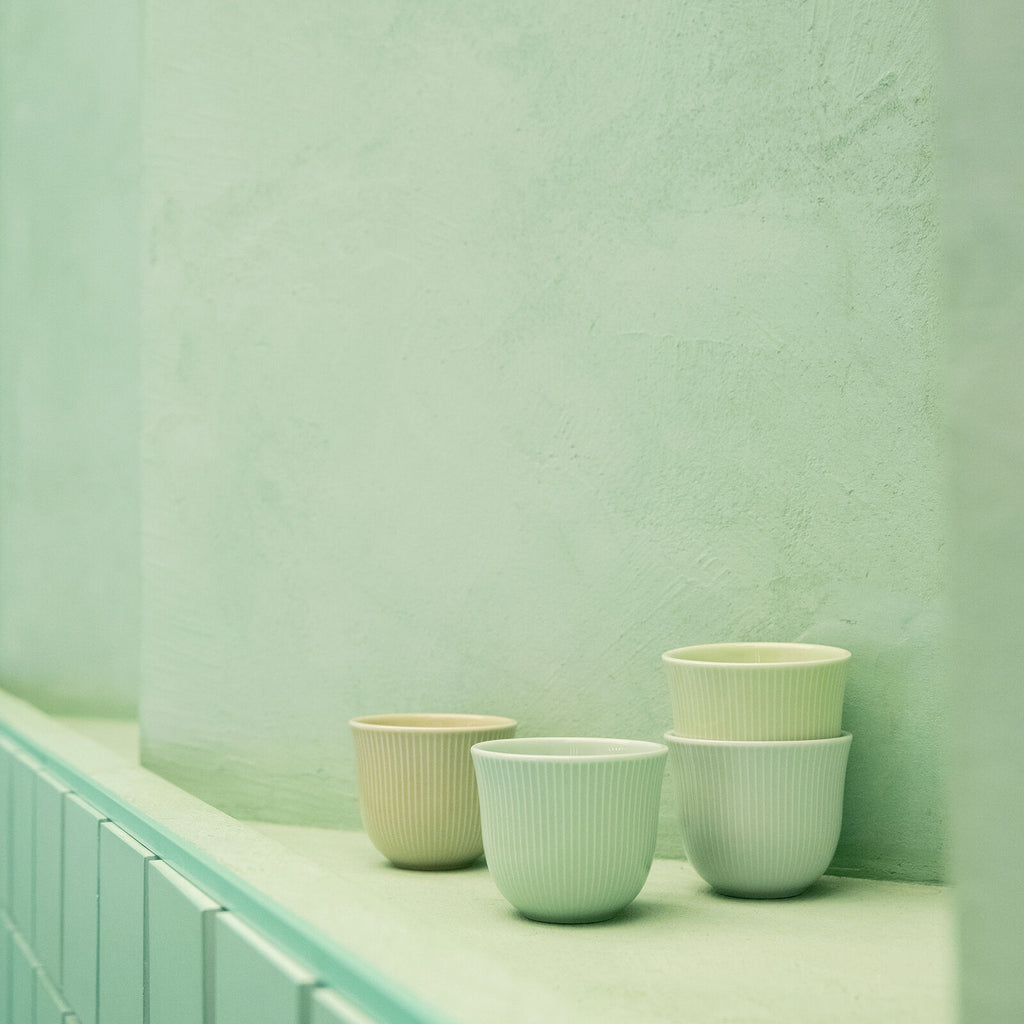 Loveramics 150ml Embossed Cup Green