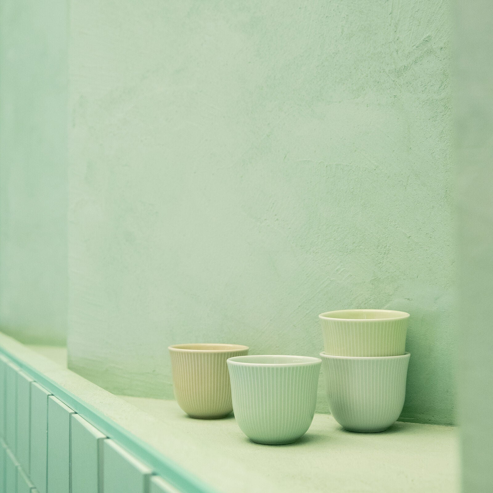 Loveramics 150ml Embossed Cup Green