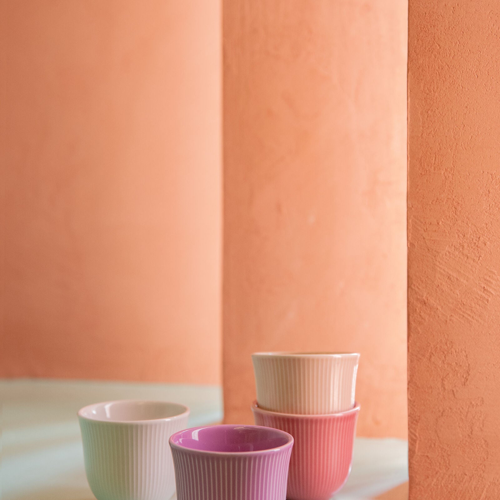 Loveramics 150ml Embossed Cup Dusty Pink