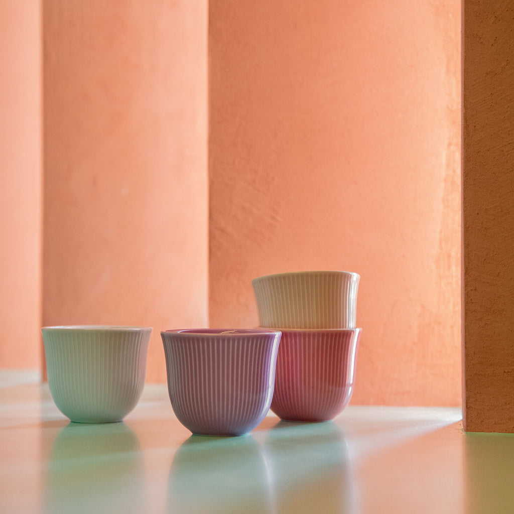 Loveramics 150ml Embossed Cup Dusty Pink