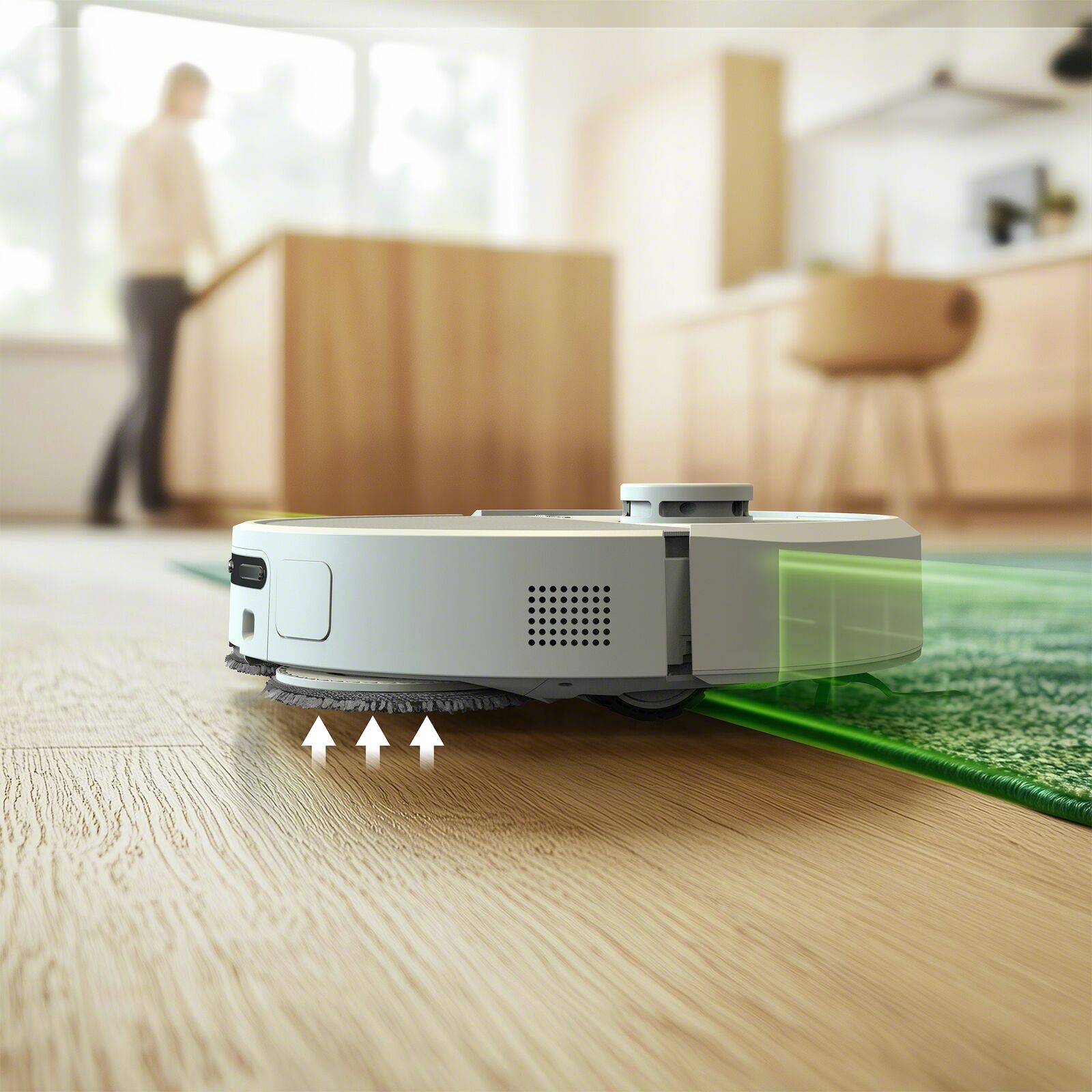 iRobot Roomba Combo 505 Plus Robotic Vacuum Cleaner White