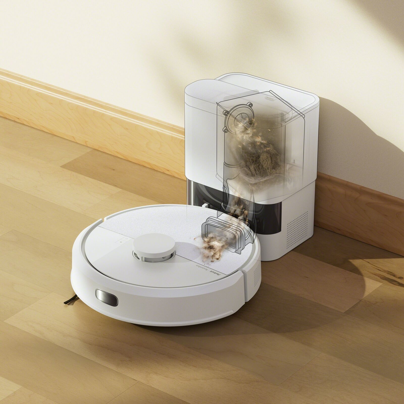 iRobot Roomba Combo 105+ Robotic Vacuum Cleaner White