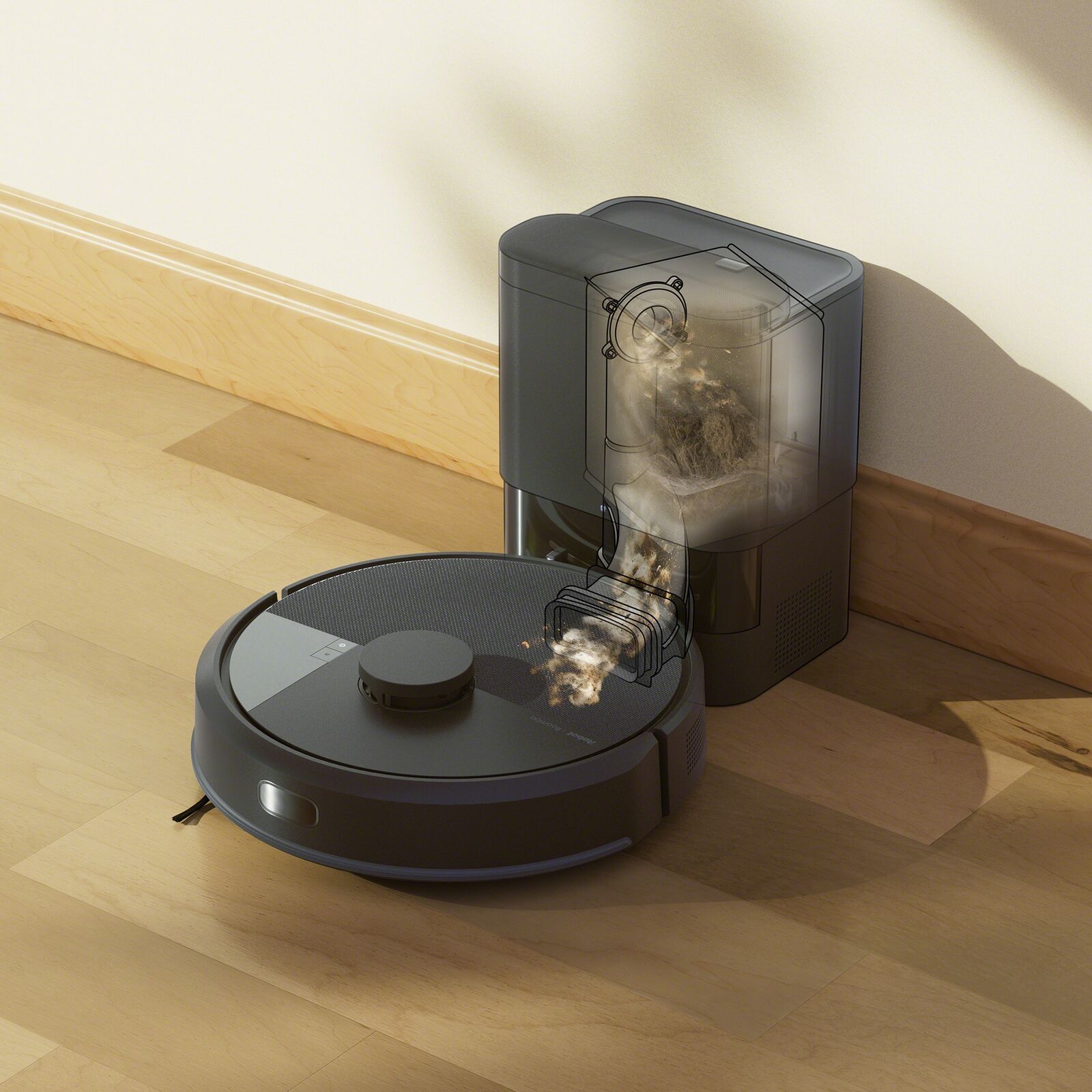 iRobot Roomba Combo 105+ Robotic Vacuum Cleaner Black