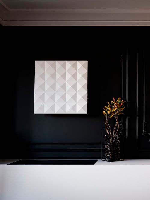 Witt Mosaik Wall hanging hood White