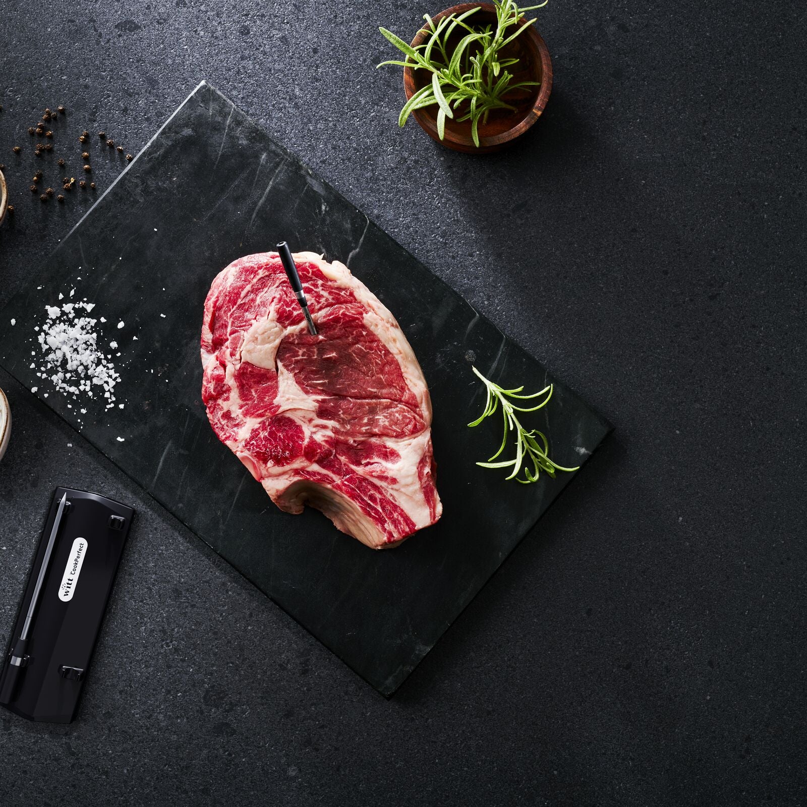 Witt CookPerfect Wireless Dual Frying thermometer Black