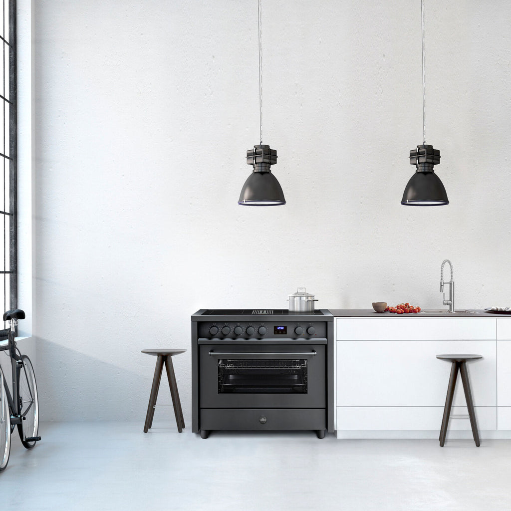Witt Embrace 90 Hood MB Induction cooker Black