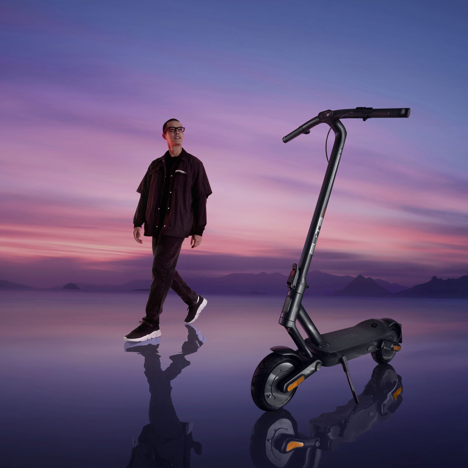 Yadea Elite Max Kickscooter 20 km/t Kickscooter Grey