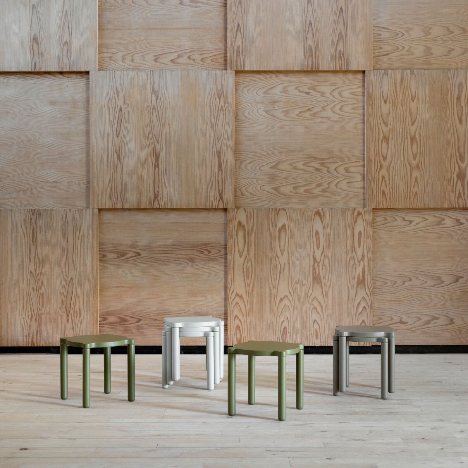 by KlipKlap Stacking Stool Olive