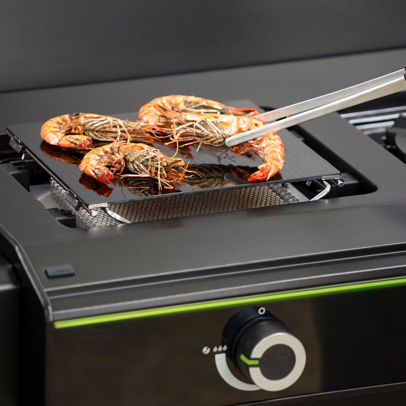 Outdoorchef Kitchen heat X-415/245 30MB edelst BBQ Module Black