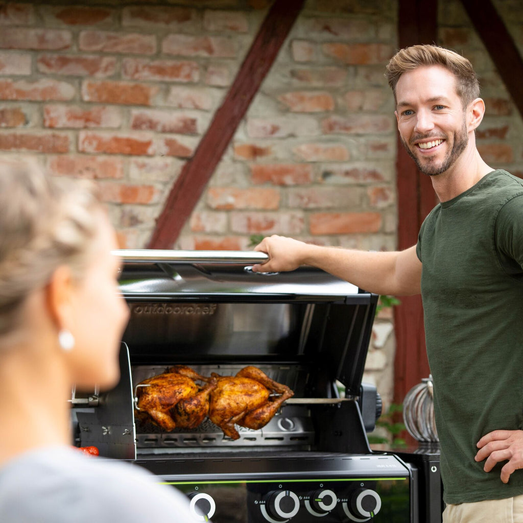 Outdoorchef Kitchen heat X-415/245 30MB edelst BBQ Module Black