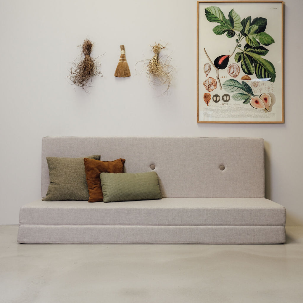 by KlipKlap 3-fach 180 cm Matratze Beige