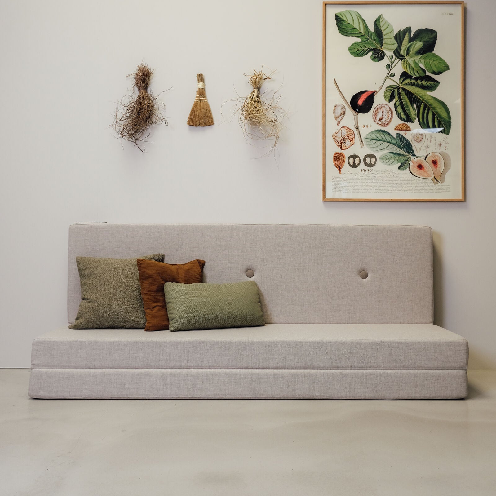 by KlipKlap 3-fach 180 cm Matratze Beige