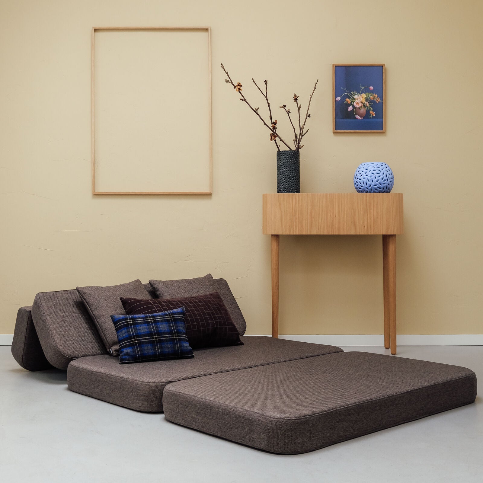 by KlipKlap 3 Fold Sofa 120 cm Brun