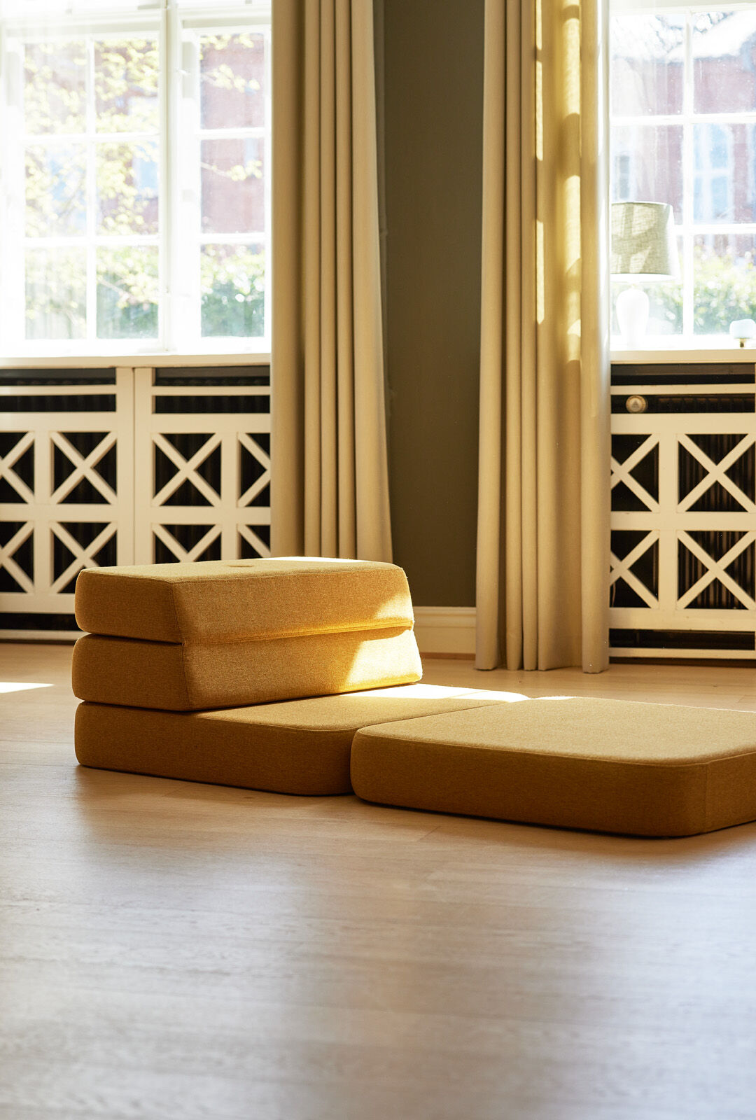 by KlipKlap 3 Fold Sofa Single Sennepsgul