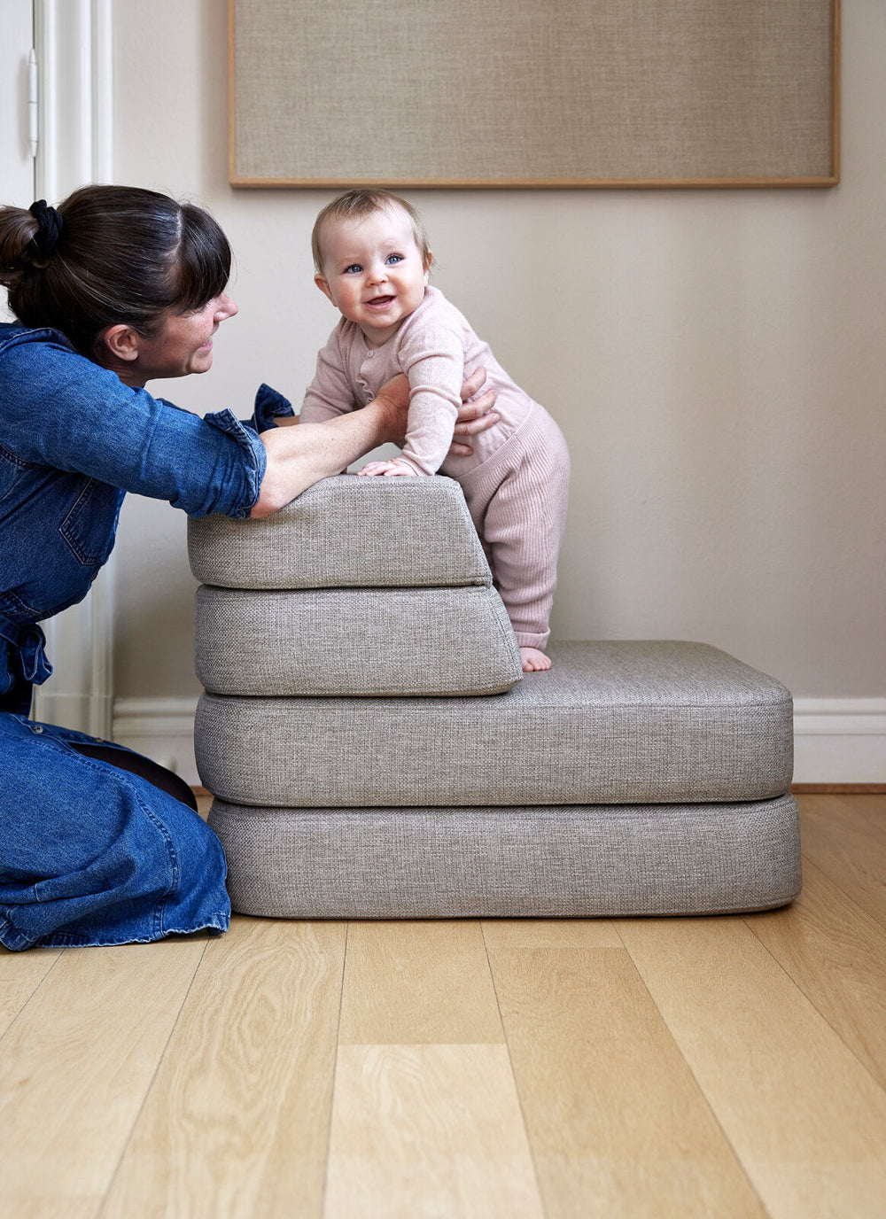 by KlipKlap 3 Fold Sofa Single Sand