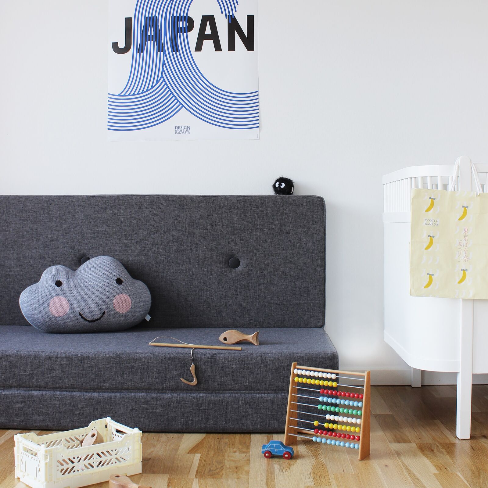 by KlipKlap 3 Fold XL 200 cm Mattress Blue Grey