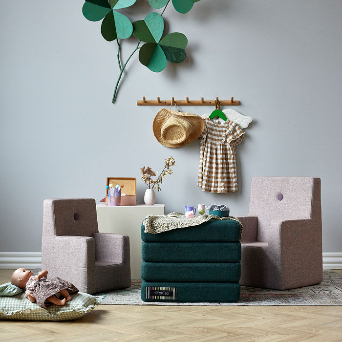 by KlipKlap 4 Fold Mattress Deep Green