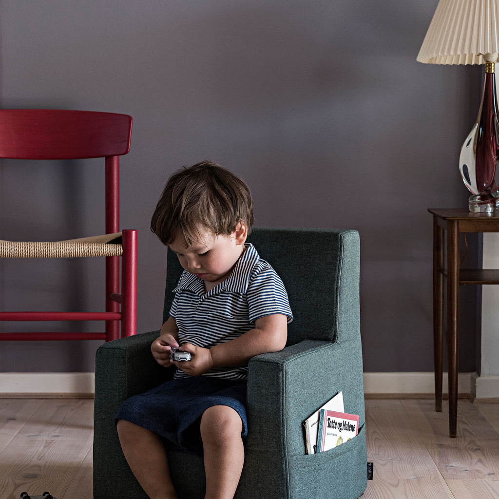 by KlipKlap Kids Stuhl Deep Green