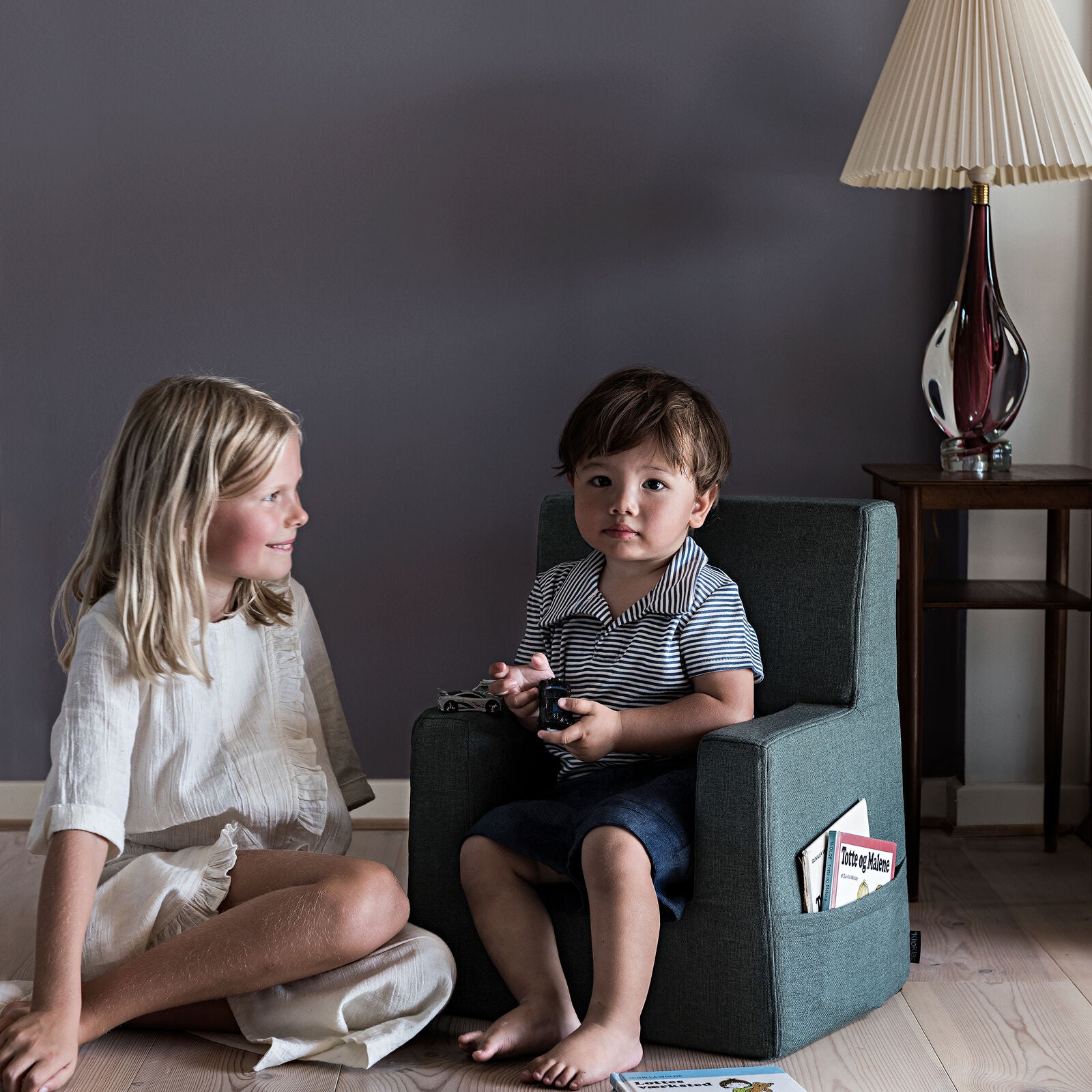 by KlipKlap Kids Stuhl Deep Green