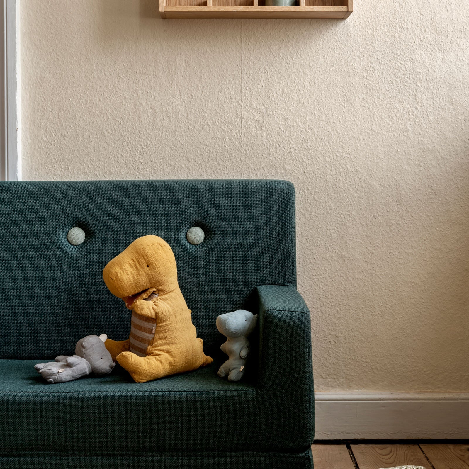 by KlipKlap Kinder Sofa Deep Green