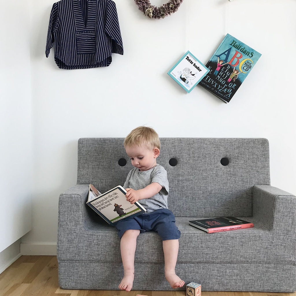 by KlipKlap Kids Sofa Multi Grau